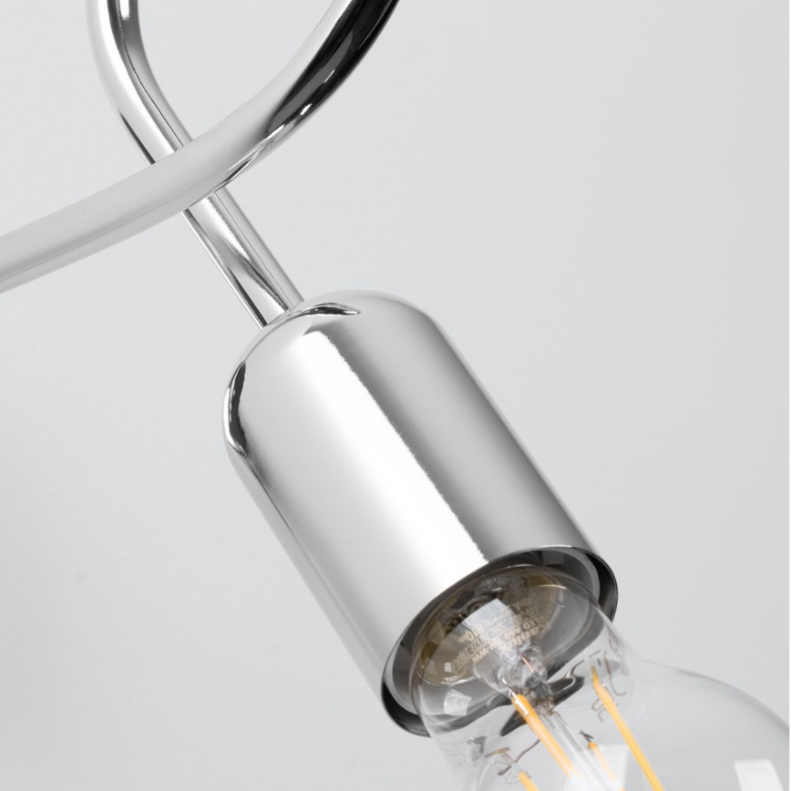 Sienas lampa LOOP 1xE27/15W/230V spīdīgi hromēts