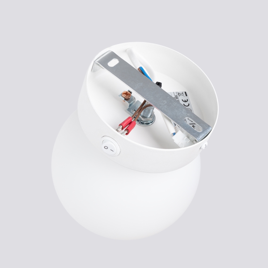 Sienas lampa YOLI 1xG9/8W/230V balta