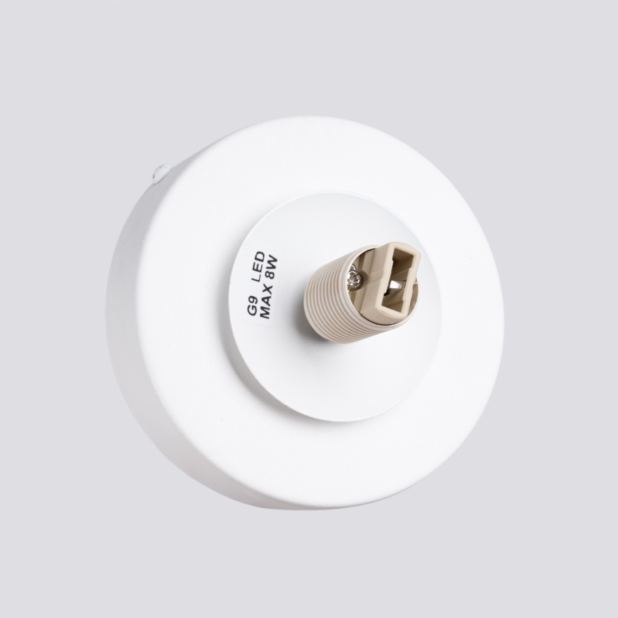 Sienas lampa YOLI 1xG9/8W/230V balta
