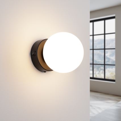 Sienas lampa YOLI 1xG9/8W/230V melna