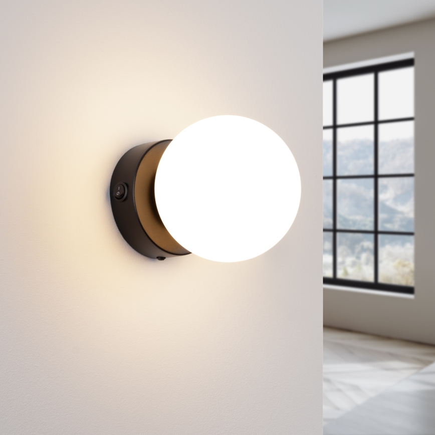 Sienas lampa YOLI 1xG9/8W/230V melna