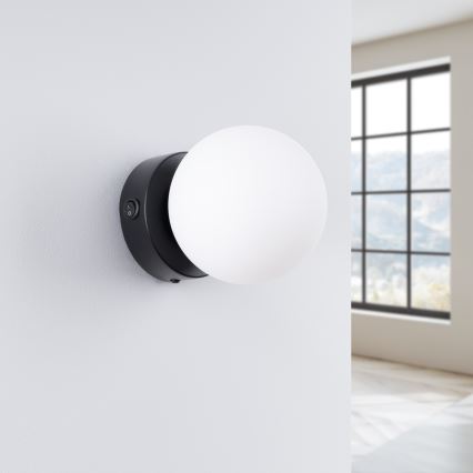 Sienas lampa YOLI 1xG9/8W/230V melna