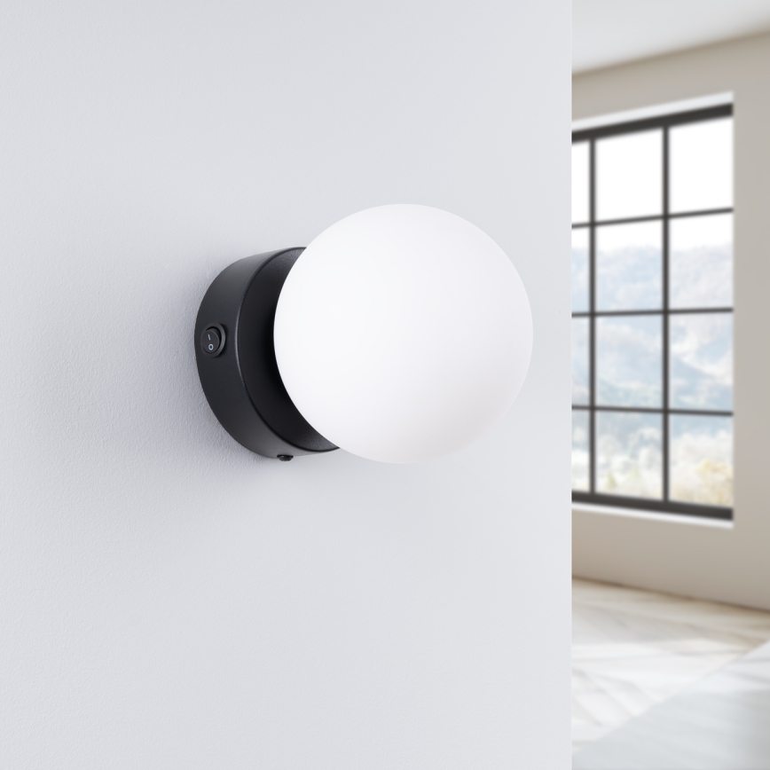 Sienas lampa YOLI 1xG9/8W/230V melna