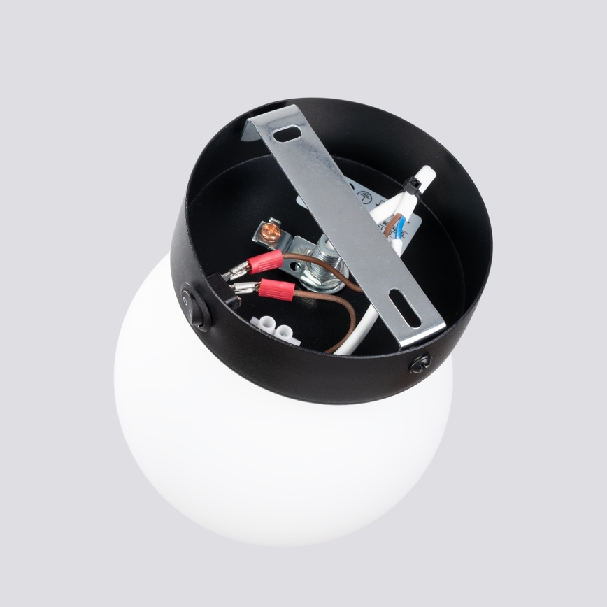 Sienas lampa YOLI 1xG9/8W/230V melna