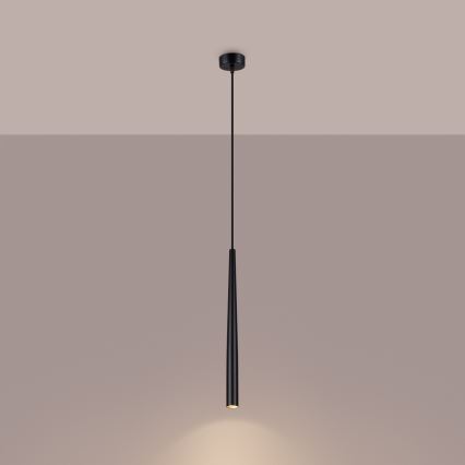 Lustra ar auklu BLISS 1xG9/8W/230V melna