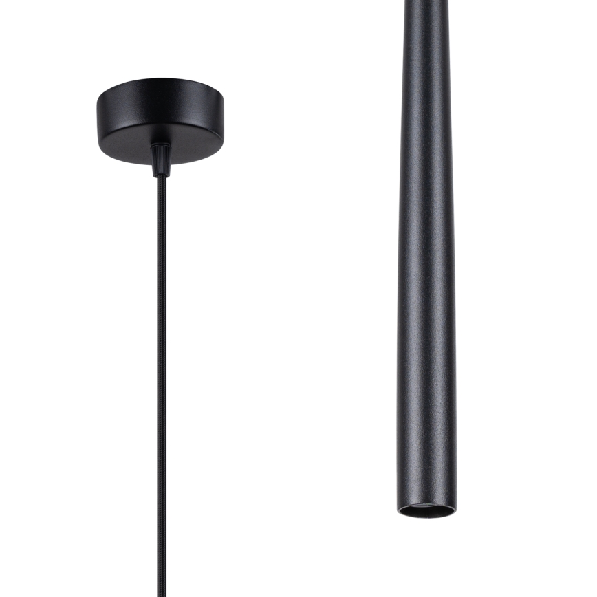 Lustra ar auklu BLISS 1xG9/8W/230V melna