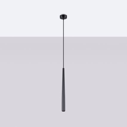 Lustra ar auklu BLISS 1xG9/8W/230V melna