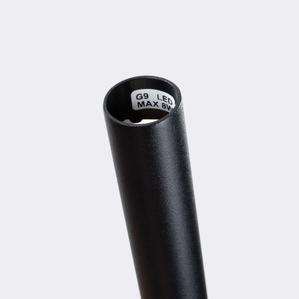 Lustra ar auklu BLISS 3xG9/8W/230V melna