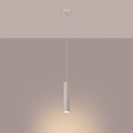 Lustra ar auklu LAGOS 1xGU10/10W/230V krēmkrāsa