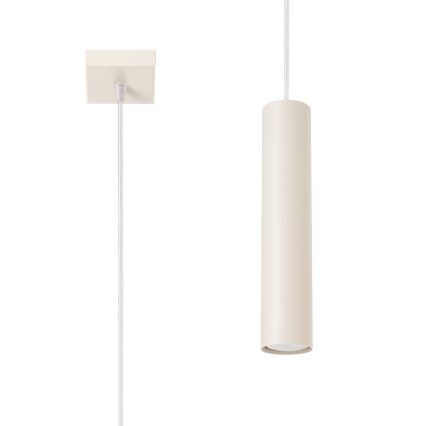 Lustra ar auklu LAGOS 1xGU10/10W/230V krēmkrāsa