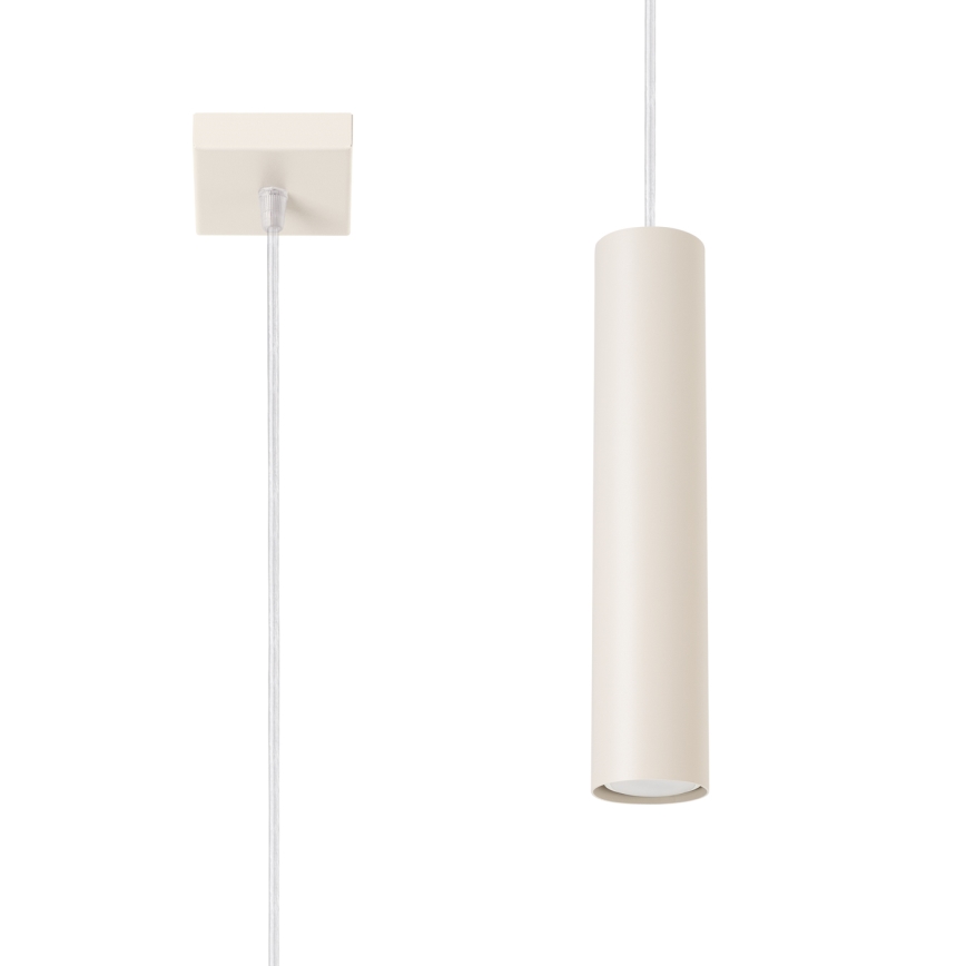 Lustra ar auklu LAGOS 1xGU10/10W/230V krēmkrāsa