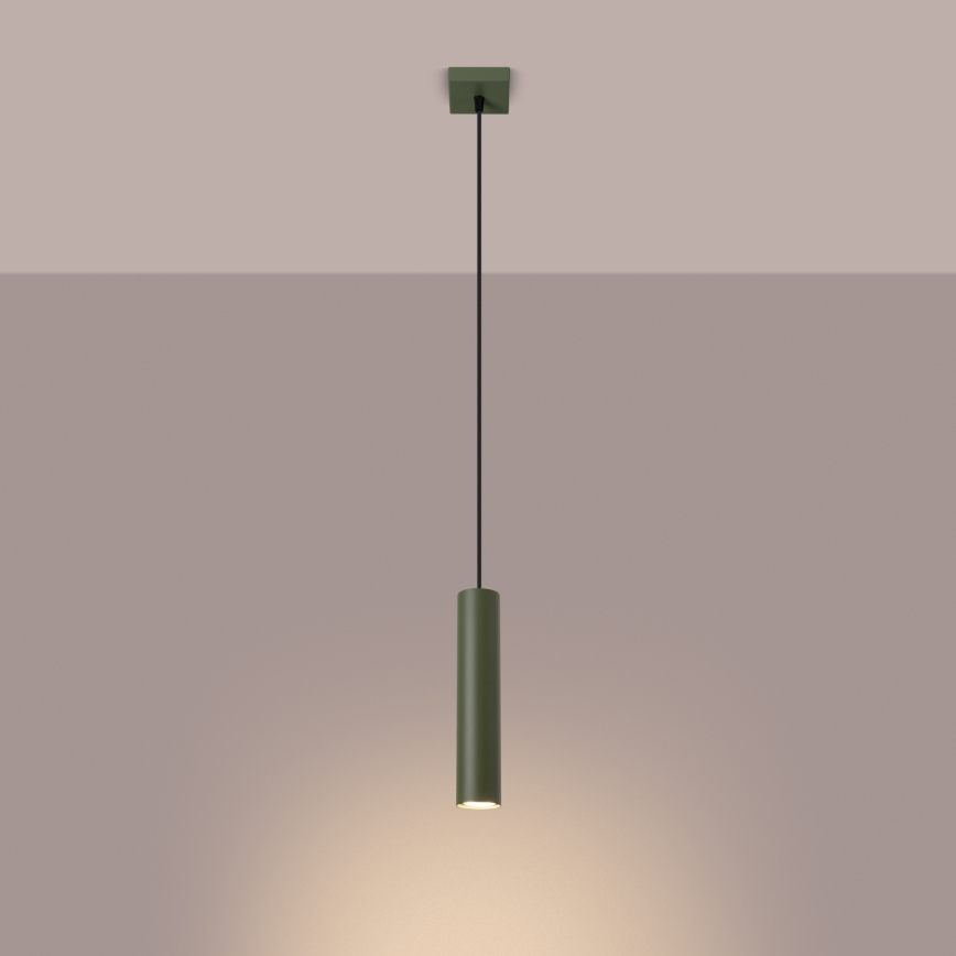 Lustra ar auklu LAGOS 1xGU10/10W/230V zaļa