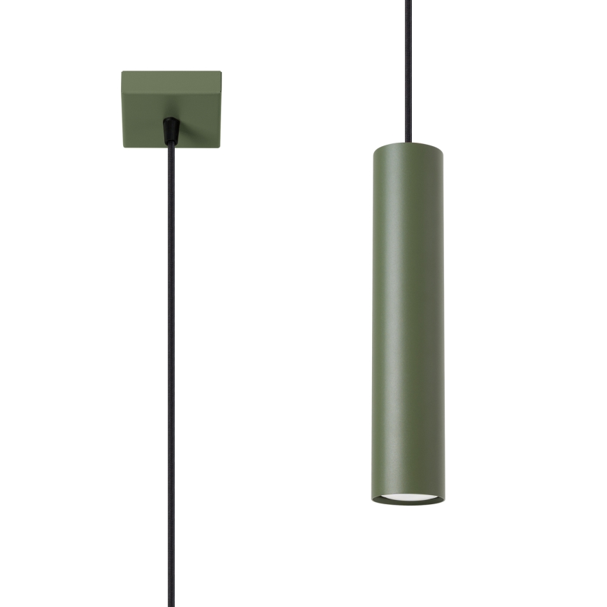 Lustra ar auklu LAGOS 1xGU10/10W/230V zaļa