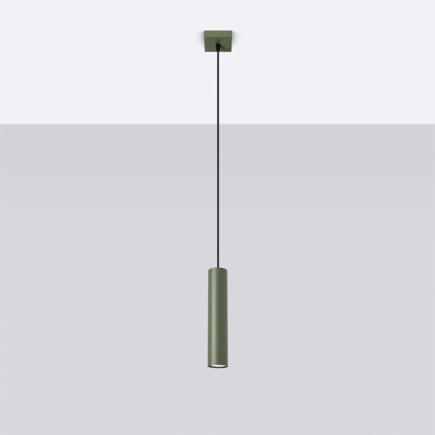 Lustra ar auklu LAGOS 1xGU10/10W/230V zaļa