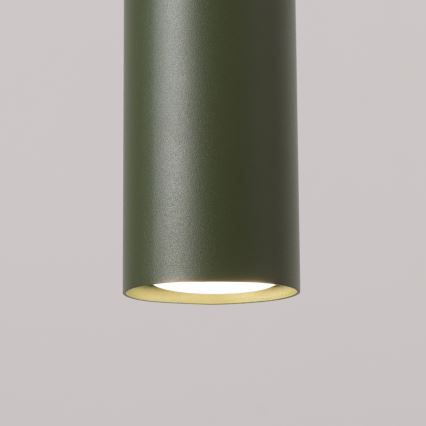 Lustra ar auklu LAGOS 2xGU10/10W/230V zaļa