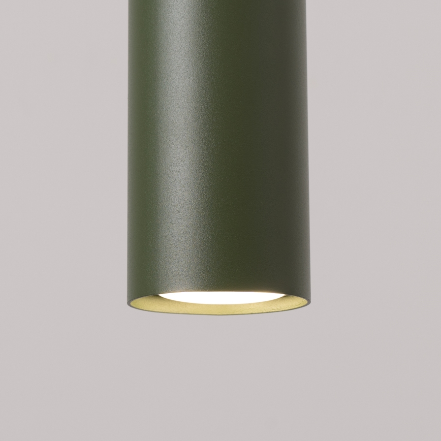 Lustra ar auklu LAGOS 2xGU10/10W/230V zaļa