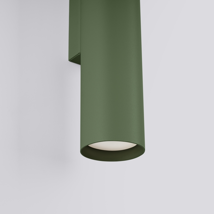 Sienas lampa LAGOS 2xGU10/10W/230V zaļa