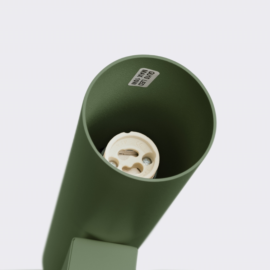 Sienas lampa LAGOS 2xGU10/10W/230V zaļa