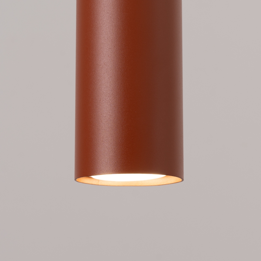Lustra ar auklu LAGOS 2xGU10/10W/230V sarkana