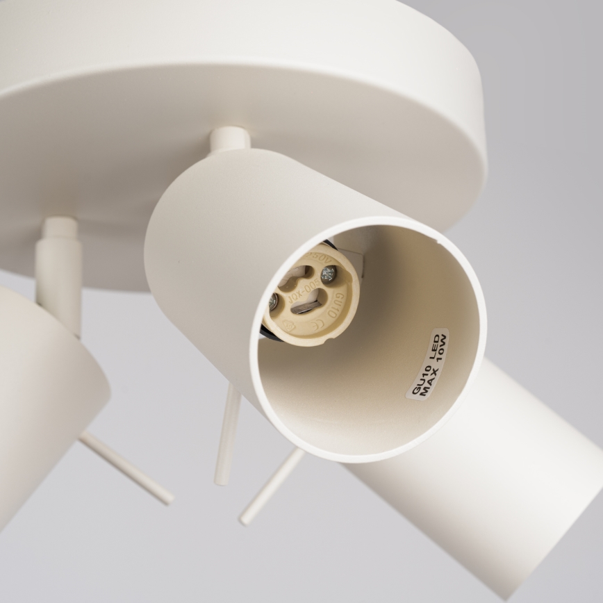 Starmetis RING 3xGU10/10W/230V krēmkrāsa