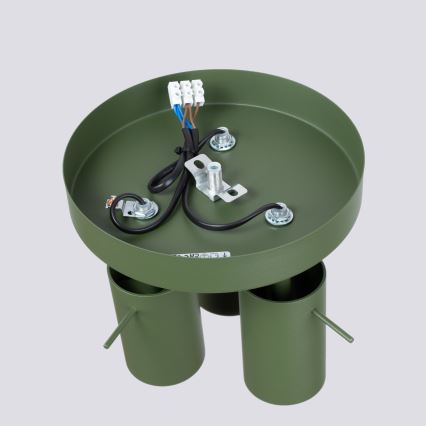 Starmetis RING 3xGU10/10W/230V zaļa