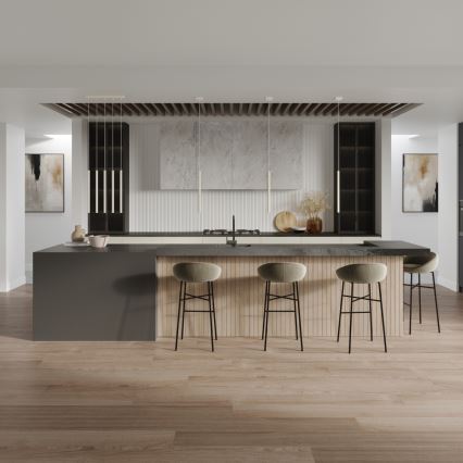 Lustra ar auklu PASTELO 1xG9/8W/230V krēmkrāsa