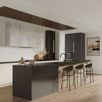 Lustra ar auklu PASTELO 1xG9/8W/230V krēmkrāsa