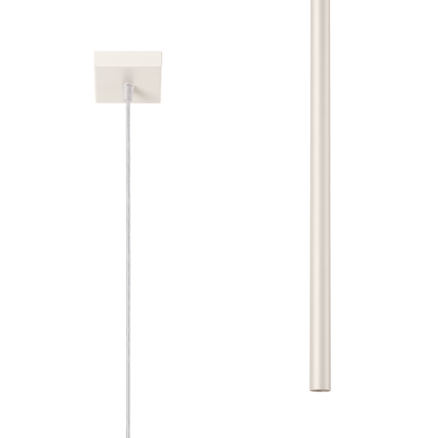 Lustra ar auklu PASTELO 1xG9/8W/230V krēmkrāsa