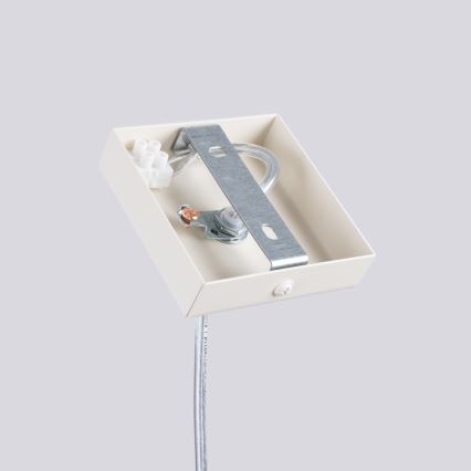 Lustra ar auklu PASTELO 1xG9/8W/230V krēmkrāsa