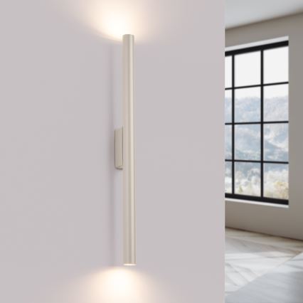 Sienas lampa PASTELO 2xG9/8W/230V krēmkrāsa