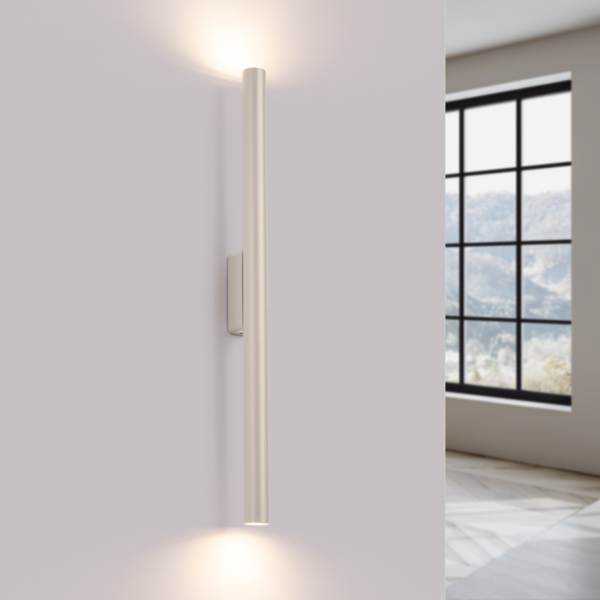 Sienas lampa PASTELO 2xG9/8W/230V krēmkrāsa