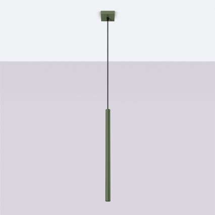 Lustra ar auklu PASTELO 1xG9/8W/230V zaļa