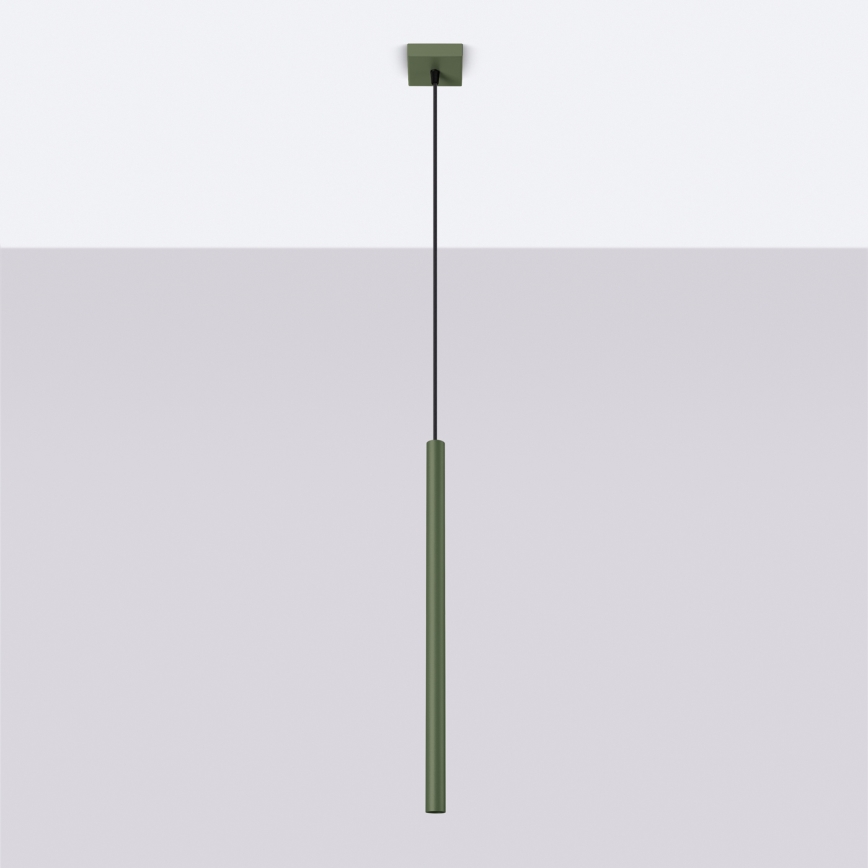 Lustra ar auklu PASTELO 1xG9/8W/230V zaļa