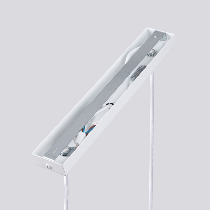 Lustra ar auklu KARBON 2xGU10/10W/230V balta