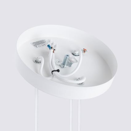 Lustra ar auklu KARBON 3xGU10/10W/230V balta