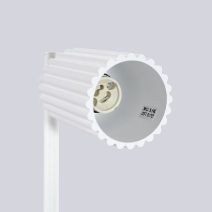 Galda lampa KARBON 1xGU10/10W/230V balta