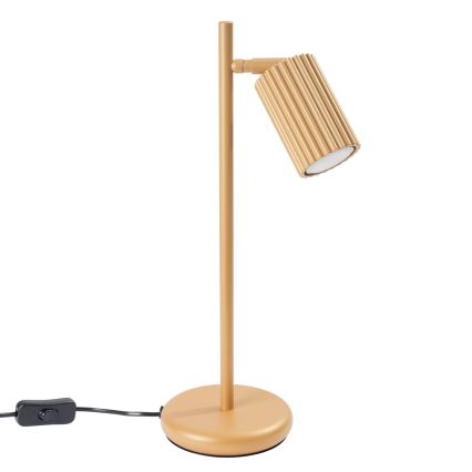 Galda lampa KARBON 1xGU10/10W/230V zelta