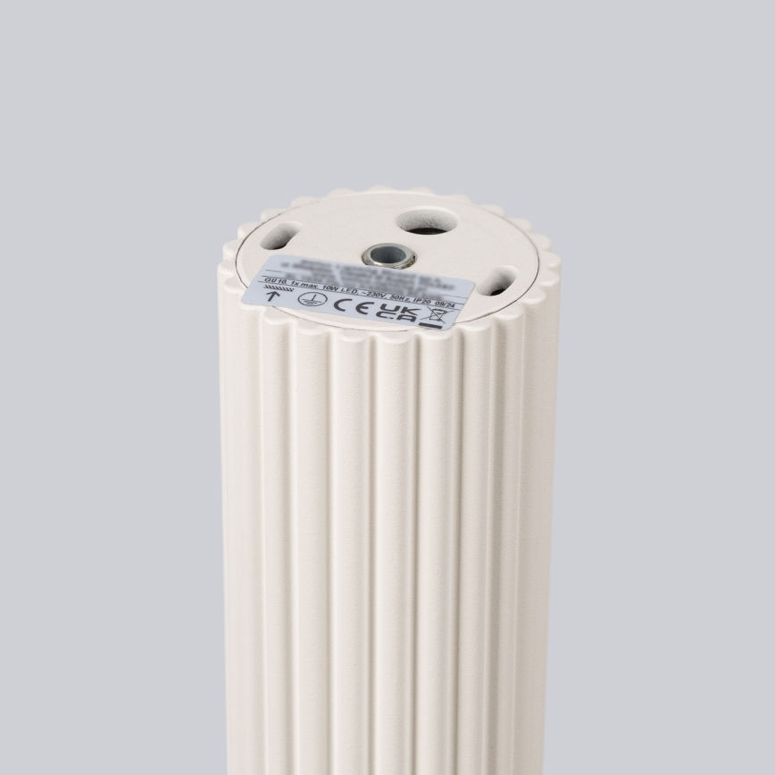 Starmetis KARBON 1xGU10/10W/230V 60 cm krēmkrāsa