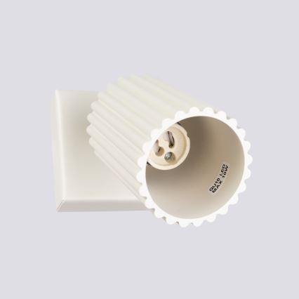 Sienas starmetis KARBON 1xGU10/10W/230V krēmkrāsa