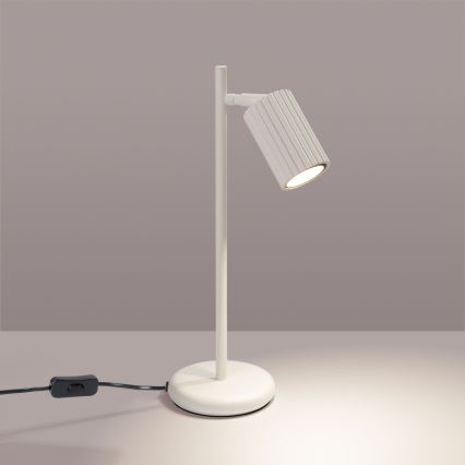 Galda lampa KARBON 1xGU10/10W/230V krēmkrāsa