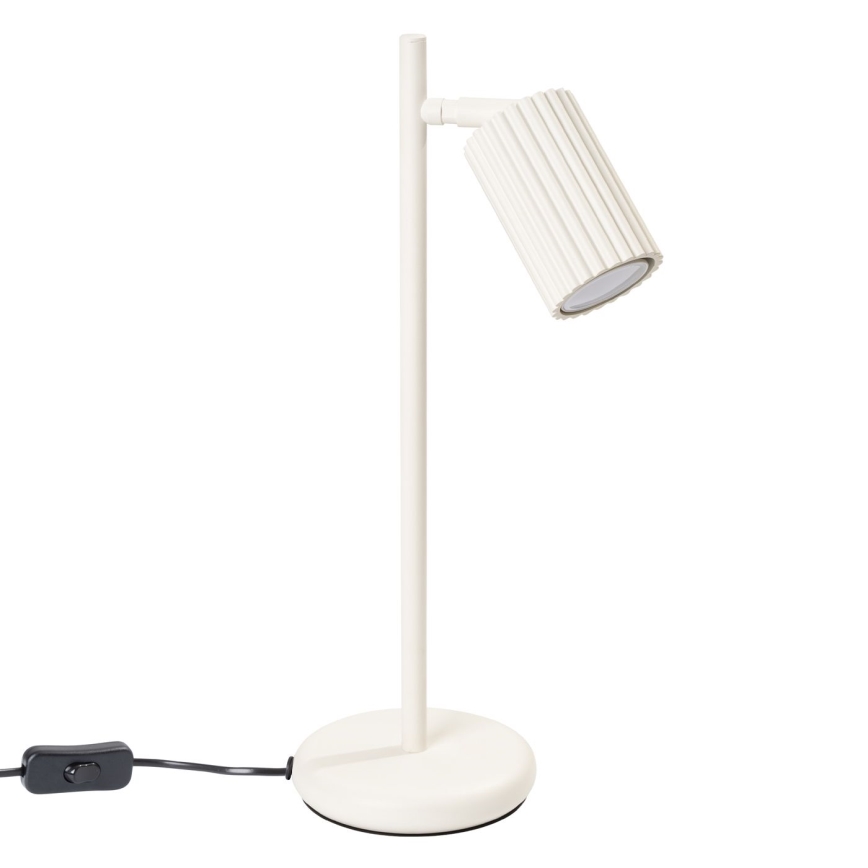 Galda lampa KARBON 1xGU10/10W/230V krēmkrāsa