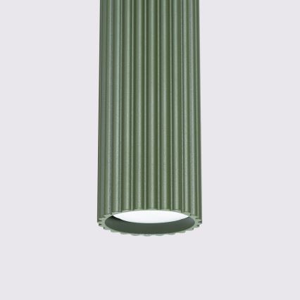 Lustra ar auklu KARBON 1xGU10/10W/230V zaļa