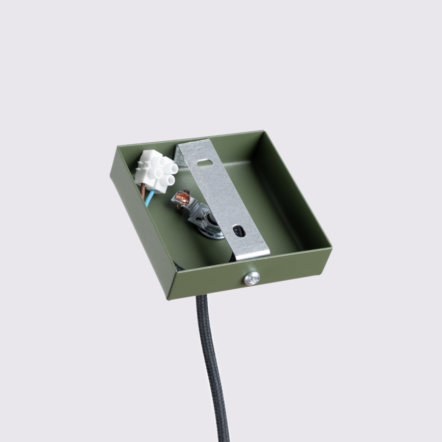Lustra ar auklu KARBON 1xGU10/10W/230V zaļa