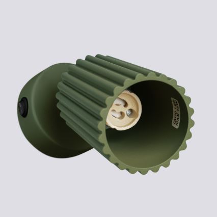Sienas starmetis KARBON 1xGU10/10W/230V zaļa