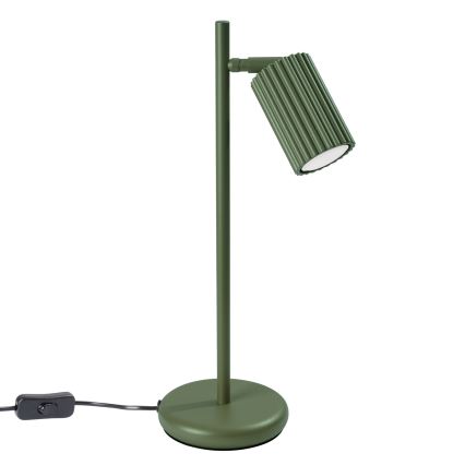Galda lampa KARBON 1xGU10/10W/230V zaļa