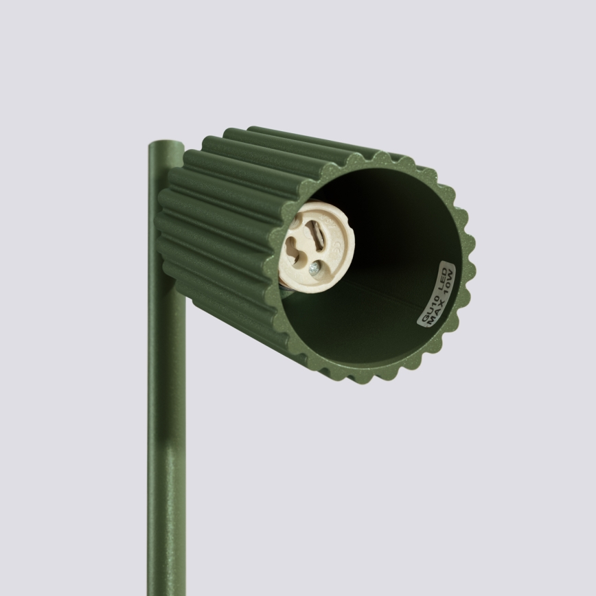 Galda lampa KARBON 1xGU10/10W/230V zaļa