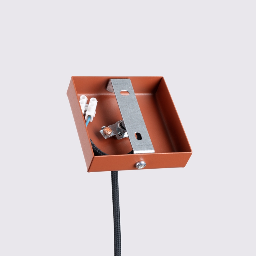 Lustra ar auklu KARBON 1xGU10/10W/230V sarkana