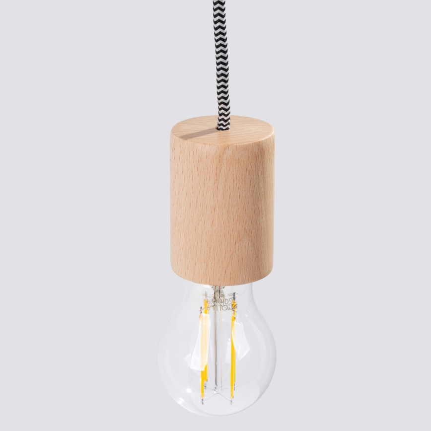 Sienas lampa NIMBI 1xE27/15W/230V dižskābardis