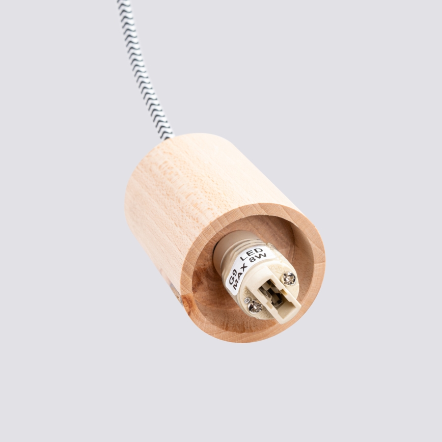 Sienas lampa NIBMI 1xG9/8W/230V dižskābardis