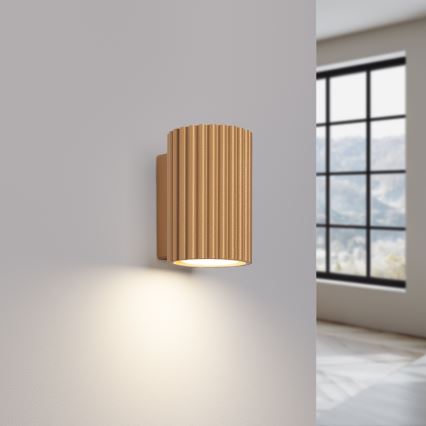 Sienas lampa KARBON 1xGU10/10W/230V zelta